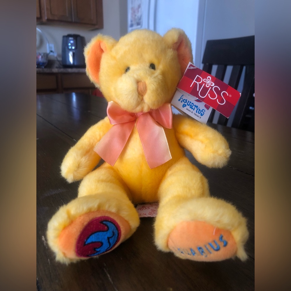 AQUARIUS Vintage Bear 
January 20th -February 18th